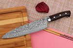 Couteau de chef japonais Takeshi Saji R2 Damas Mosaïque 21cm