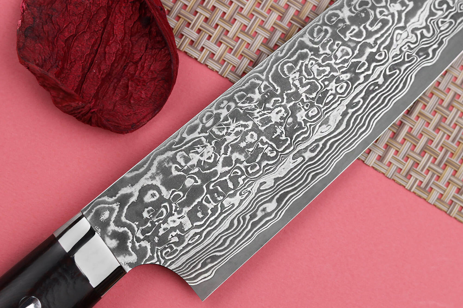 Couteau de chef japonais Takeshi Saji R2 Damas Mosaïque 21cm