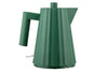 Bouilloire électrique Alessi Plissé verte design par Michele De Lucchi - 1 L