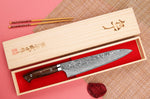 Couteau de chef japonais Takeshi Saji R2 Damas Mosaïque 24cm