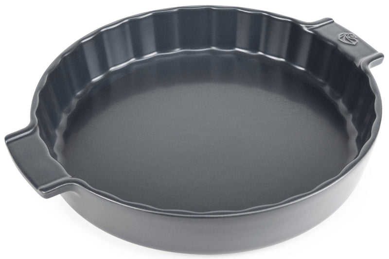 Tourtière Peugeot Appolia en céramique ardoise diamètre 28cm