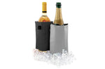 Set de 2 refroidisseurs à vin Pulltex noir et gris réversibles