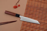 Couteau universel kiritsuke japonais artisanal Shibata Koutetsu R2 15cm