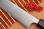Couteau universel kiritsuke japonais artisanal Shibata Koutetsu R2 15cm