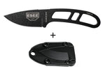 Couteau de cou Esee Candiru CAN-BE lame acier carbone 5,1cm manche ajouré en acier + étui