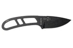 Couteau de cou Esee Candiru CAN-BE lame acier carbone 5,1cm manche ajouré en acier + étui
