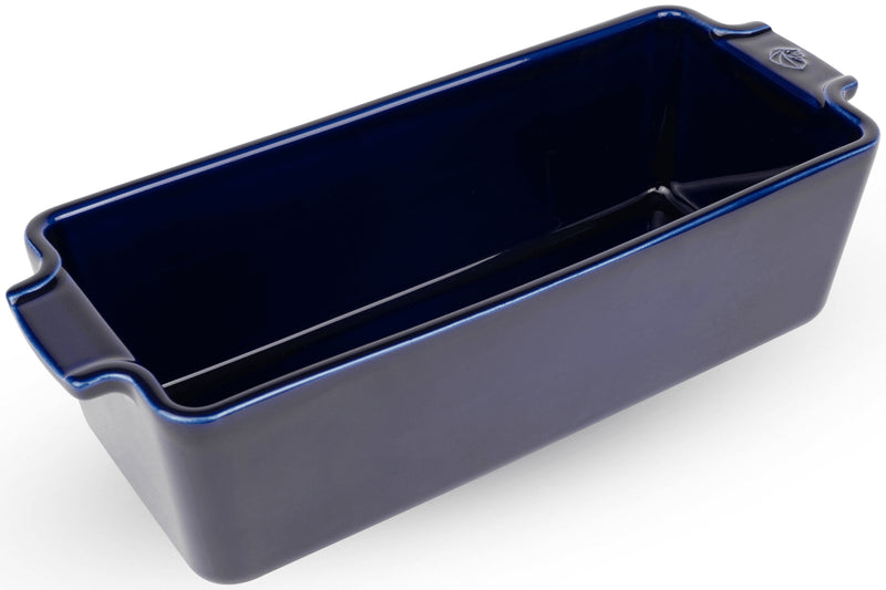 Moule à cake Peugeot Appolia en céramique bleu 26x11x8cm