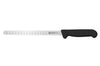 Couteau à saumon professionnel Ambrogio Sanelli Supra alvéolé noir - 28 cm