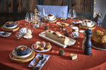 Plaque apéritifs et mignardises Peugeot Appolia en céramique écru 34,5x16cm