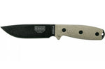 Couteau Esee 4 4PB-017 lame acier carbone 11,6cm manche micarta vert clair + étui