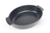 Plat four ovale Peugeot Appolia en céramique ardoise - 31 cm