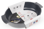 Plat four ovale Peugeot Appolia en céramique ardoise - 31 cm