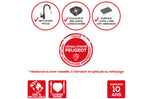 Plat four rectangle Peugeot Appolia en céramique rouge 30x22x6,8cm