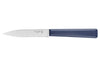 Couteau d'office Opinel Les Essentiels + n°313 lame 10cm crantée manche en polymère bleu