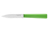 Couteau d'office Opinel Les Essentiels + n°313 lame 10cm crantée manche en polymère vert