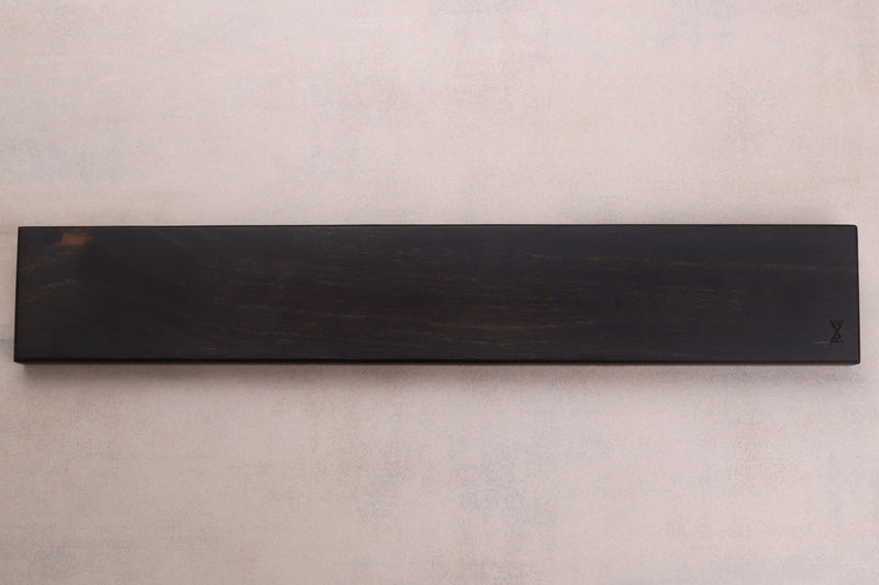 Barre aimantée artisanale Essences Creations en ébène du Gabon 45cm 6 places - N°3