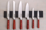 Barre aimantée artisanale Essences Creations en ébène du Gabon 45cm 6 places - N°3