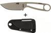 Couteau de cou Esee Izula Desert Tan IZULA-DT lame acier carbone 6,7cm manche en acier + étui