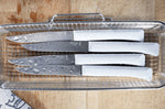 Coffret 4 couteaux de table Opinel Bon Appétit + lame 11cm en inox manche en polymère nuage