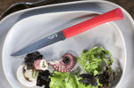 Couteau de table Opinel Bon Appétit + lame 11cm en inox manche en polymère rouge