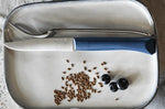 Couteau de table Opinel Bon Appétit + lame 11cm en inox manche en polymère bleu canard