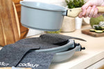 L'Incroyable Kit Cookut 2 poêles et 1 casserole à poignée amovible - perle