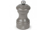 Moulin à sel sec manuel Peugeot Bistro en bois de hêtre laqué gris taupe 10cm