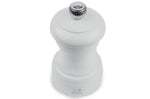 Moulin à sel sec manuel Peugeot Bistro en bois de hêtre laqué gris perle 10cm