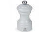 Moulin à sel sec manuel Peugeot Bistro en bois de hêtre laqué gris perle 10cm