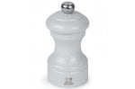 Moulin à sel sec manuel Peugeot Bistro en bois de hêtre laqué gris perle 10cm