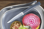 Couteau de table Opinel Bon Appétit + lame 11cm en inox manche en polymère sauge