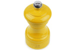 Moulin à sel sec manuel Peugeot Bistro en bois de hêtre laqué jaune safran 10cm