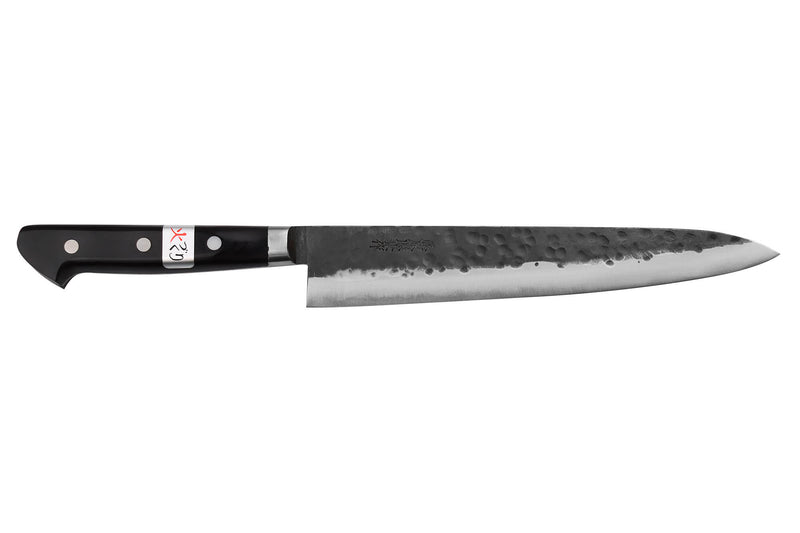 Couteau sujihiki 24cm japonais artisanal Fujiwara Denka