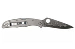 Couteau pliant Spyderco Endura 4 Titanium Damas C10TIPD manche en titane 12,5cm + étui