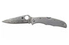 Couteau pliant Spyderco Endura 4 Titanium Damas C10TIPD manche en titane 12,5cm + étui