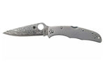 Couteau pliant Spyderco Endura 4 Titanium Damas C10TIPD manche en titane 12,5cm + étui