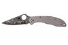 Couteau pliant SPYDERCO DELICA 4 Titanium Damas C11TIPD 11cm + étui