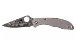 Couteau pliant SPYDERCO DELICA 4 Titanium Damas C11TIPD 11cm + étui
