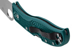 Couteau pliant Spyderco LeafJumper C262PBLK390 manche nylon / fibre de verre bleu 11,3cm