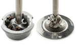 Coffret duo de moulins à poivre et à sel sec Peugeot Fidji en bois de hêtre et inox noir