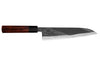 Couteau de chef 21cm japonais artisanal Hinoura Tsukasa River Jump manche bois de fer