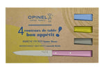 Coffret de 4 couteaux de table Opinel Bon Appétit Campagne n°125 lames 11cm en inox manches en charme