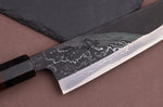 Couteau de chef 21cm japonais artisanal Hinoura Tsukasa River Jump manche bloodwood