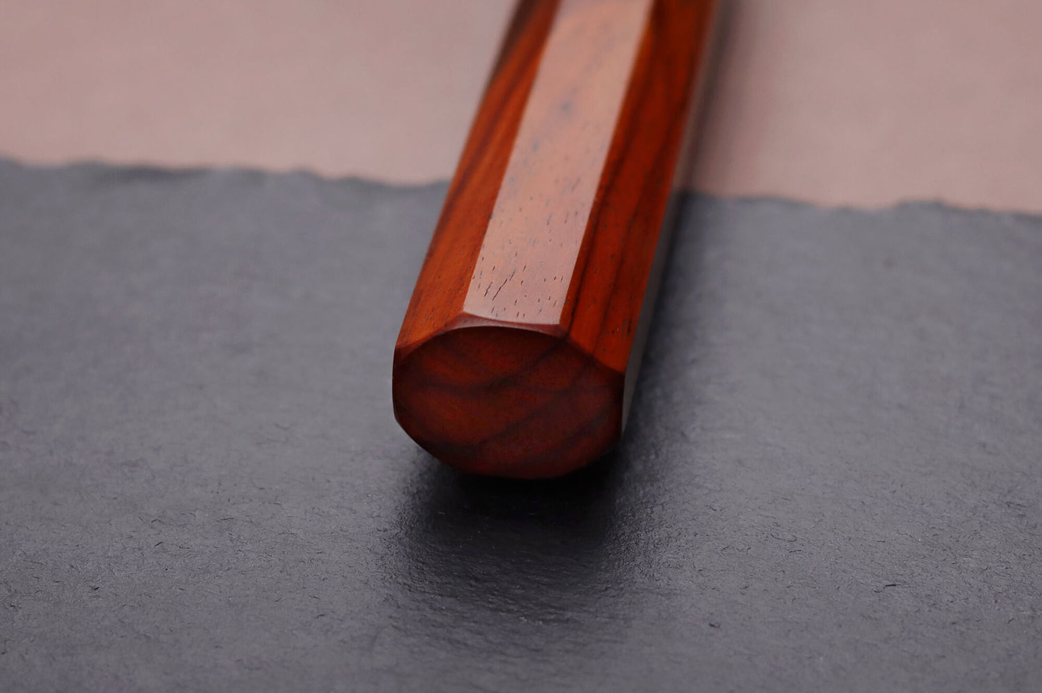 Couteau de chef 21cm japonais artisanal Hinoura Tsukasa River Jump manche bloodwood