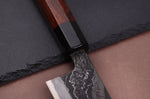 Couteau de chef 21cm japonais artisanal Hinoura Tsukasa River Jump manche bois de fer