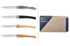 Coffret 4 couteaux de table Opinel Table Chic Panaché lames inox 10cm manches en bois