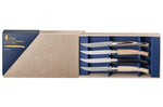 Coffret 4 couteaux de table Opinel Table Chic Panaché lames inox 10cm manches en bois