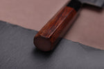 Couteau de chef 21cm japonais artisanal Hinoura Tsukasa River Jump manche bois de fer