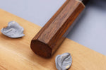Couteau de chef 18cm japonais artisanal Yuzo Black Nashiji