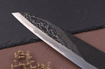 Couteau de chef 21cm japonais artisanal Hinoura Tsukasa River Jump manche bloodwood